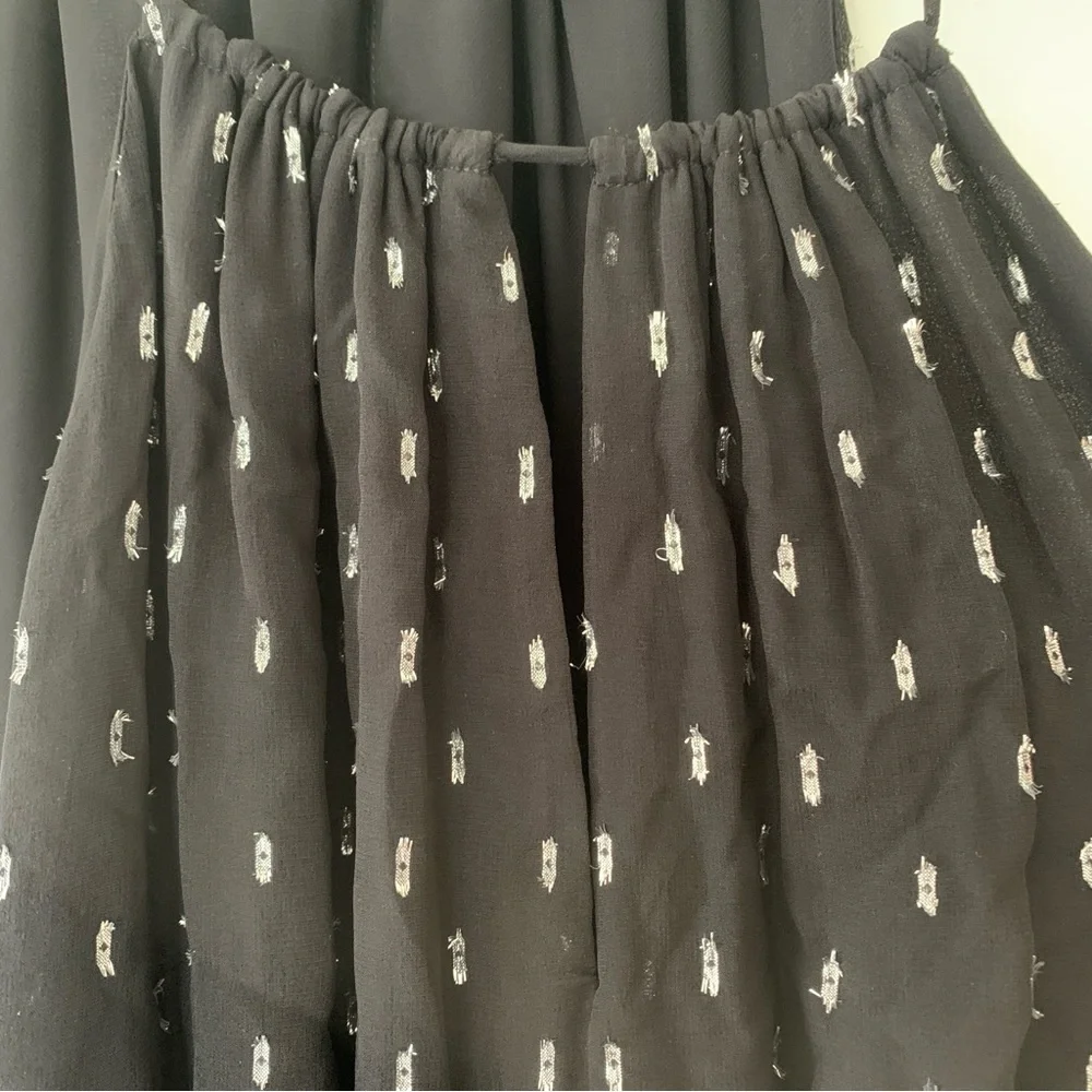 Joie Althia Metallic Embroidered Silk Dress - Picture 11 of 16